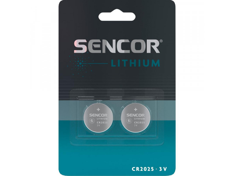 SBA CR2025 2BP Li SENCOR