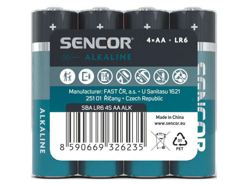 SBA LR6 4S AA Alk SENCOR