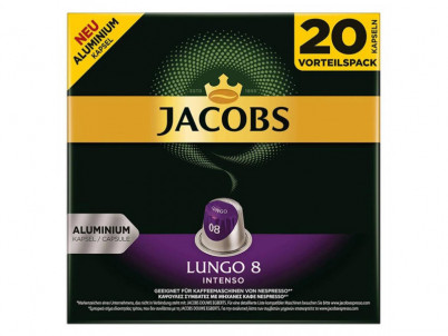 Lungo 8 kapsulová káva 20 ks JACOBS