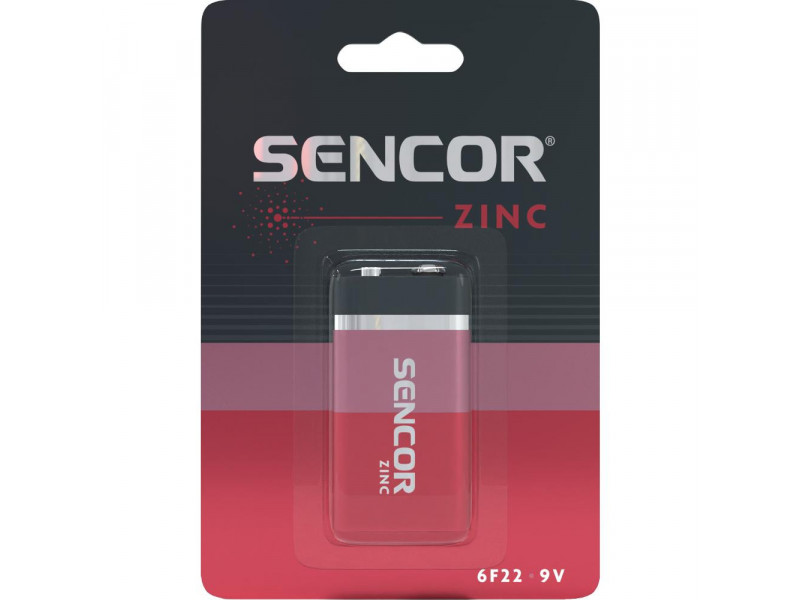 SBA 6F22 1BP 9V Zn SENCOR