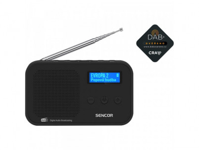 SRD 7200 B DAB+/FM SENCOR