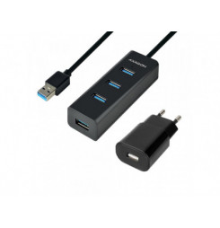 HUE-S2BP 4x HUB USB 3.0 CHARGING USB-A