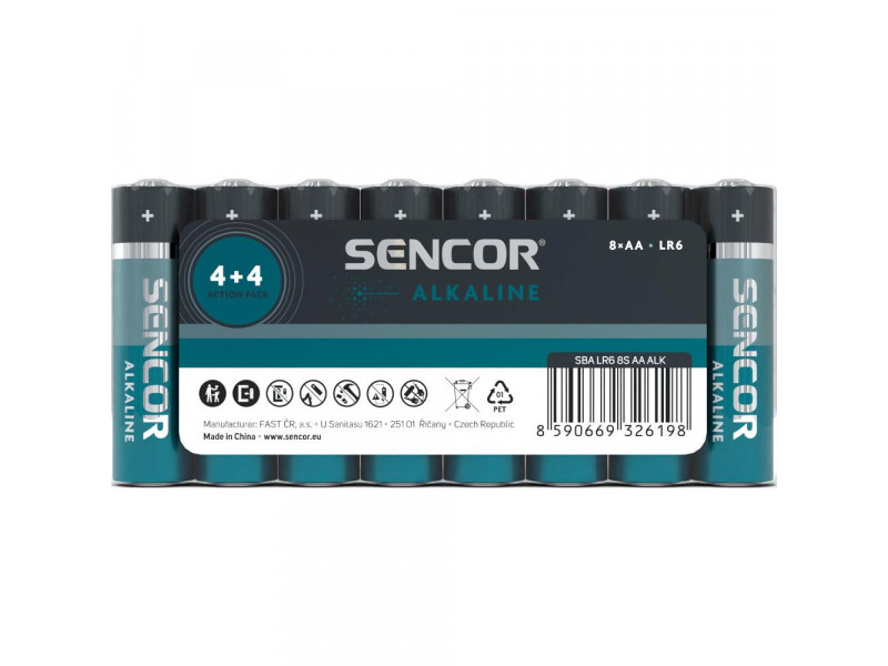 SBA LR6 8S AA Alk SENCOR