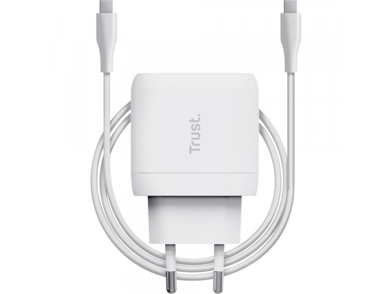 Charger 45W Maxo USB-C 2m white TRUST