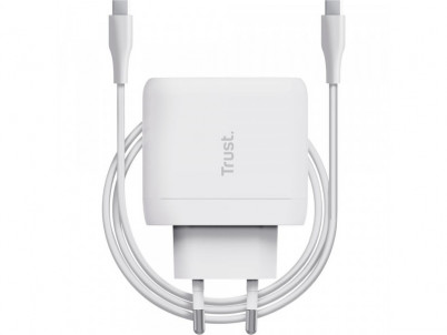 Charger 65W Maxo USB-C 2m white TRUST