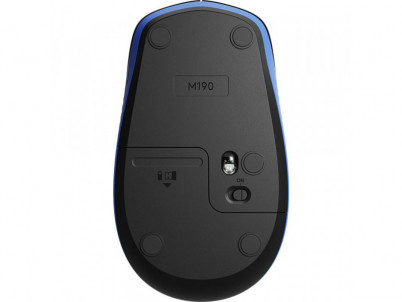 Wireless Mouse M190, Blue LOGITECH