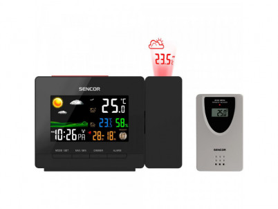 SWS 5400 meteostanica s projekc. SENCOR