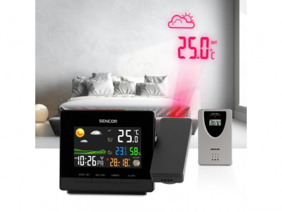 SWS 5400 meteostanica s projekc. SENCOR