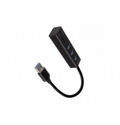 HMA-CR3A HUB 3xUSB-A microSD ALU USB 3.2