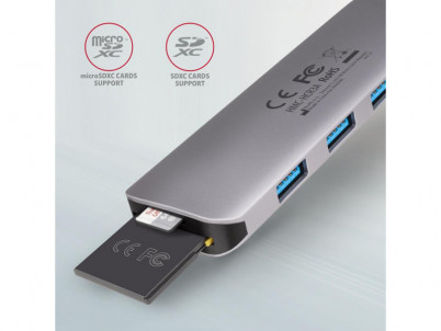 HMC-HCR3A HUB 3xUSB-A HDMI microSD