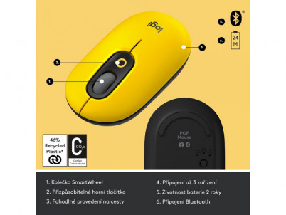 POP MOUSE Blast Yellow LOGITECH