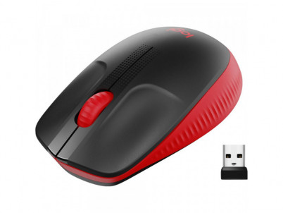 Wireless Mouse M190, Red LOGITECH