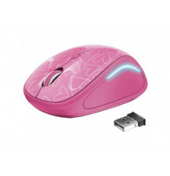 Bezdrôtová myš Yvi USB pink