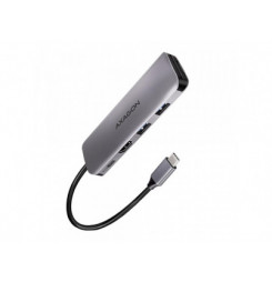 HMC-5 USB HUB 2xUSB-A HDMI microSD 100W