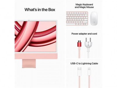 iMac 24 4.5K Ret M3 8GPU 256GB PK APPLE