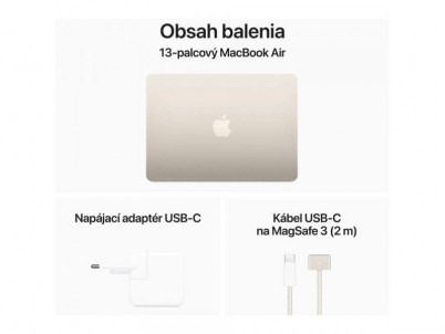 MacBook Air 13 M3 8/256GB Starlight