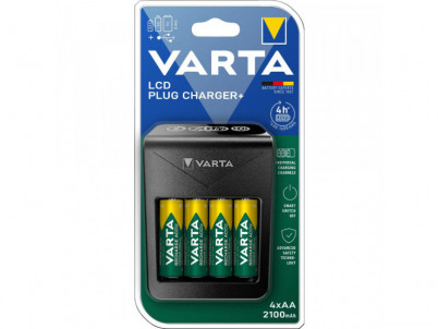 Nab. LCD Plug + 4x AA 2100mAh VARTA