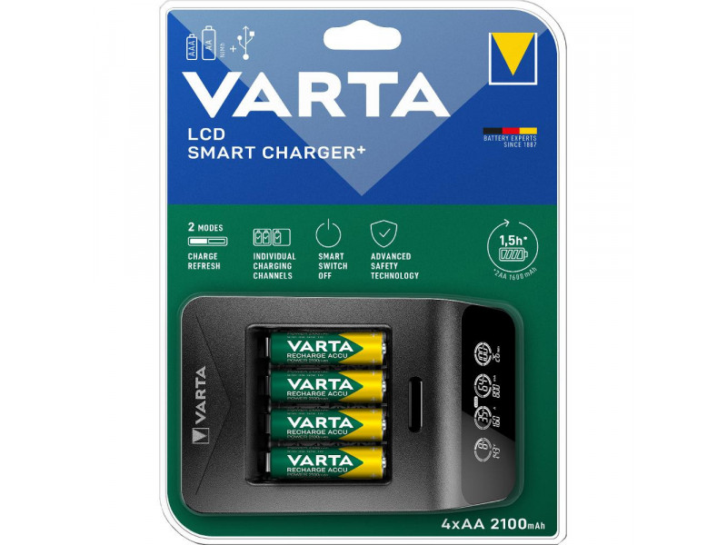 Nab. LCD Smart + 4x AA 2100mAh VARTA