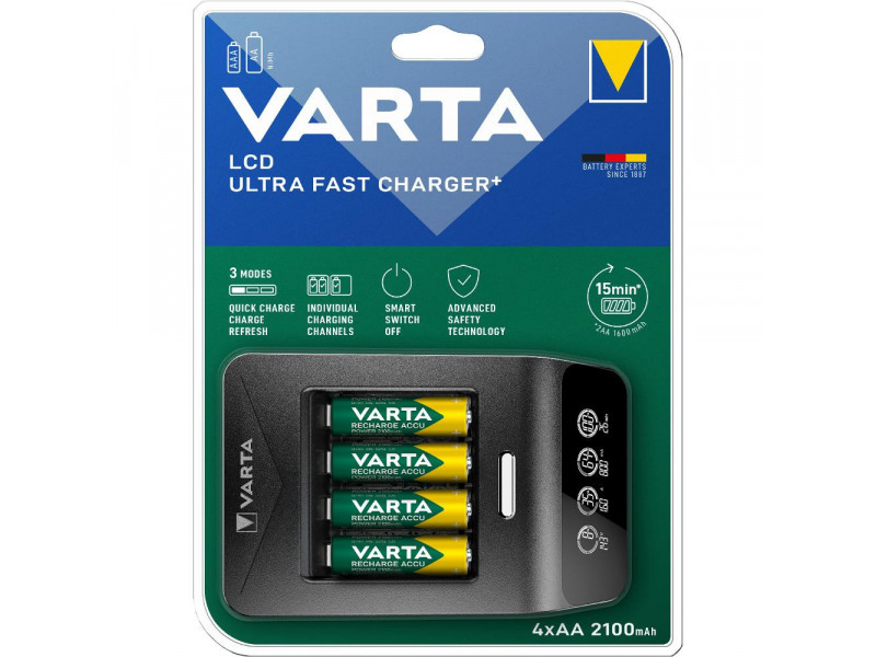 Nab.LCD UltraFast+4xAA 2100mAh+12V VARTA