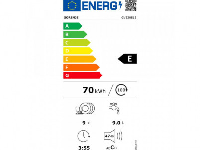 GV520E15 umývačka riadu vst. GORENJE