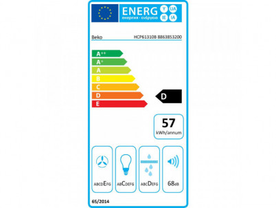 HCP61310B komínový odsávač pár BEKO