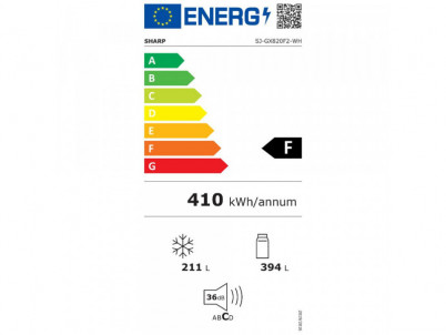 SJ GX820F2WH chladnička sbs SHARP