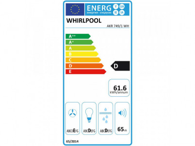 AKR749/1WH odsávač pár WHIRLPOOL