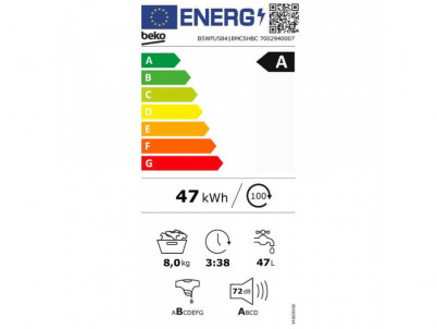 B5WFU58418MCSHBC Práčka BEKO