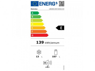 LXB1SE11W0 chladnička s mraz ELECTROLUX + 5 rokov záruka na motor