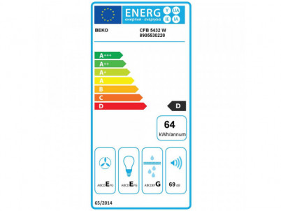 CFB5432W odsávač pár BEKO