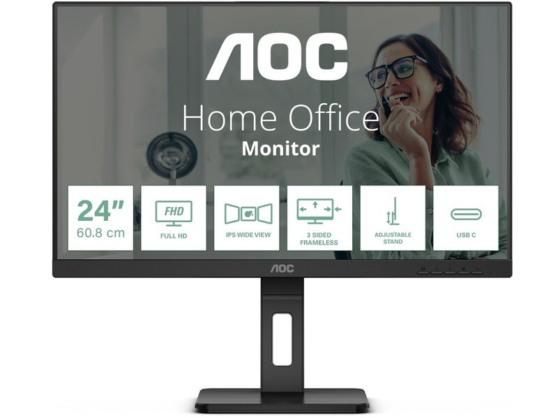 AOC LCD Monitor 24" 24P3 IPS (24P3CV)