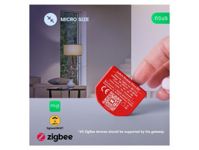 NOUS B2Z, ZigBee SMART Switch, prepínač (s mera)