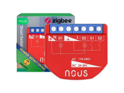 NOUS B3Z, ZigBee SMART Switch, prepínač (s mera)