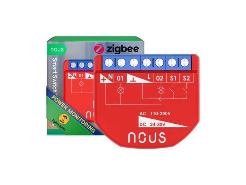 NOUS B3Z, ZigBee SMART Switch, prepínač (s mera)