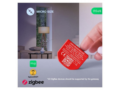 NOUS B3Z, ZigBee SMART Switch, prepínač (s mera)