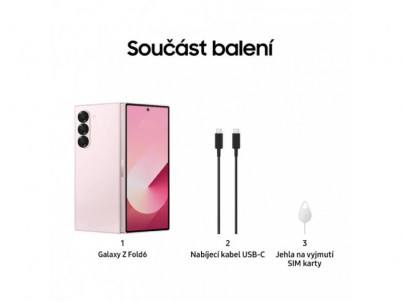 SAMSUNG Galaxy Z Fold6 5G 12GB/256GB, Pink