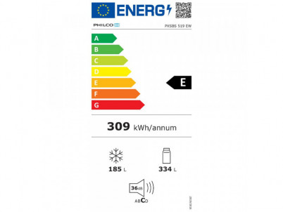 PXSBS 519 EW Americká chladnička PHILCO