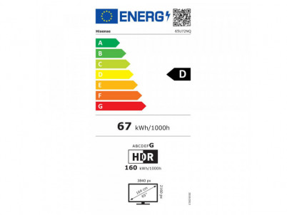 65U72NQ QLED SMART TV HISENSE