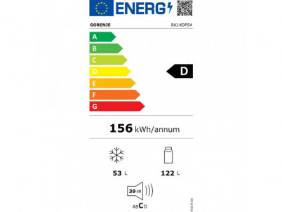 RK14DPS4 CHLADNIČKA KOMBI GORENJE