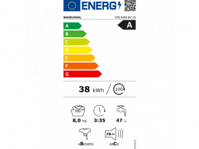 FFB 8489 BV CS spr. pln práčka WHIRLPOOL