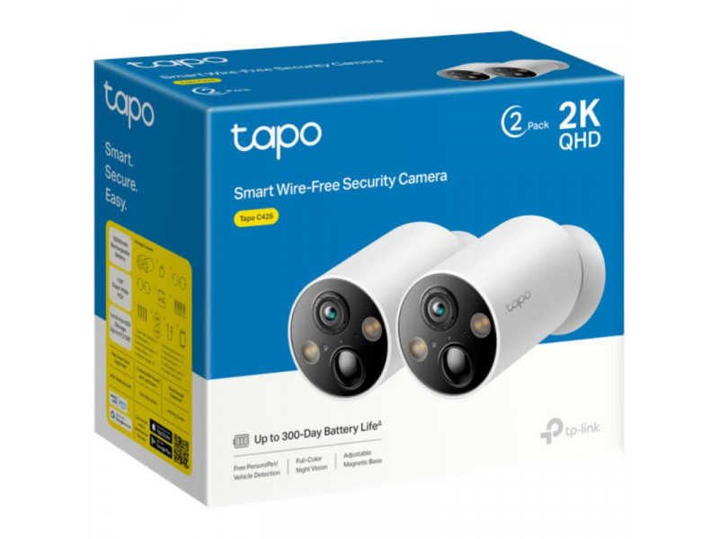 TP-link Tapo C425(2-pack), Security Wi-Fi Kamera