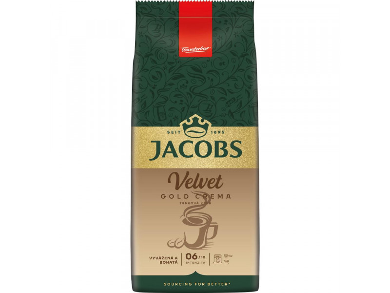 Velvet Crema Gold 1000g zrn. káva JACOBS