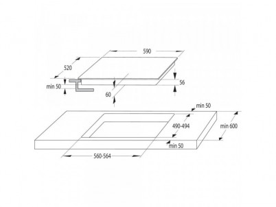 GI6401BSCE Indukčná varná doska GORENJE