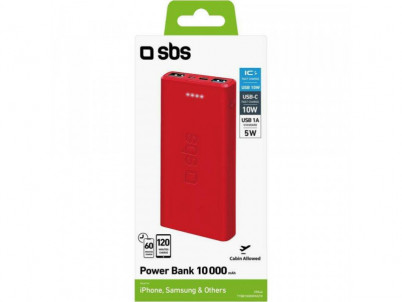 201714 Colour 10 RED Powerbank 10000mAh