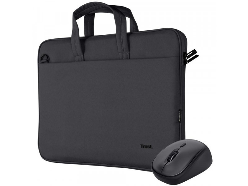 Notebook Bag 16 wireless mouse blk TRUST