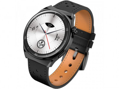 Smartwatch V12 Black leather GARETT