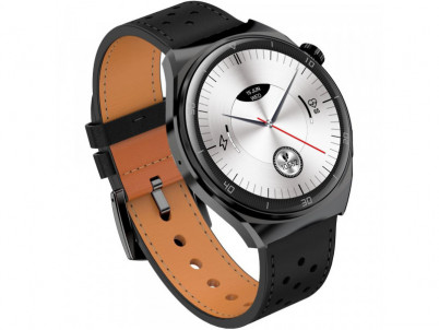 Smartwatch V12 Black leather GARETT