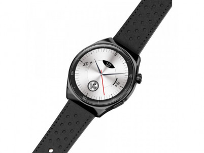 Smartwatch V12 Black leather GARETT