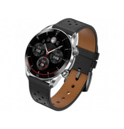 Smartwatch V10 Silver black leath GARETT