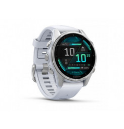 GARMIN fenix 8 - 43mm, AMOLED, Silver, Whitestone